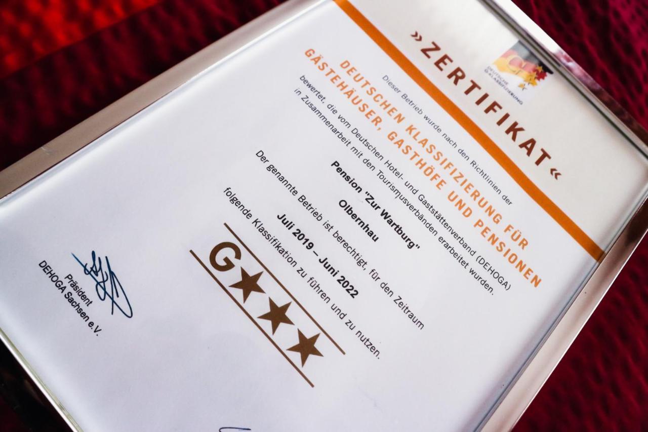 Pension Zur Wartburg Olbernhau Bagian luar foto